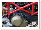 Ducati Ansicht Motor-Rahmen